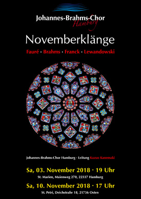 Novemberklänge /Brahms/Fauré/Frank/Lewandowski